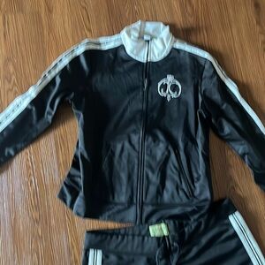 Juicy couture satin warm up.